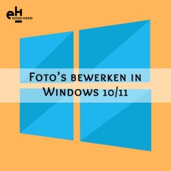 4. Foto’s bewerken in Windows 10/11